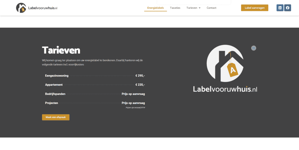 labelvooruwhuis-tarieven