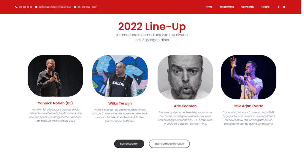 parkstadcomedydiner-line up